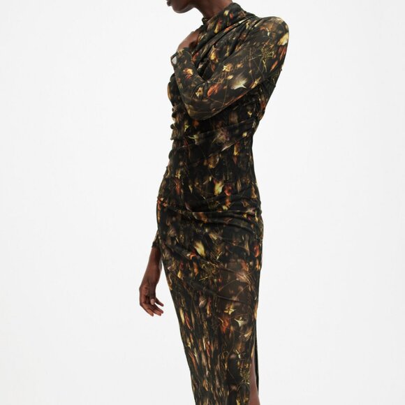 All Saints Tia Mesh Dress - Picture 2 of 7